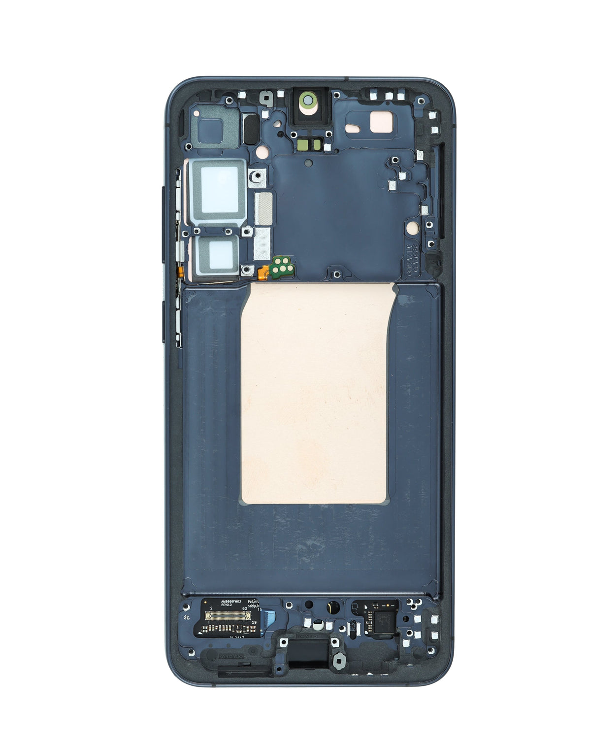 OLED Assembly with Frame for Galaxy S25 Plus (S936) (Blue Black) (Aftermarket Plus Soft)
