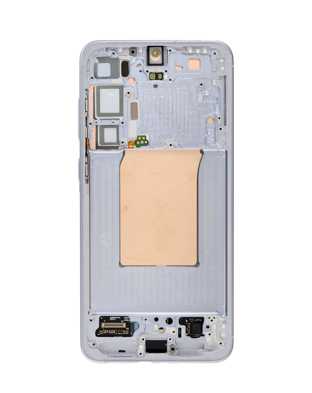 OLED Assembly with Frame for Galaxy S25 Plus (S936) (Icy Blue) (Aftermarket Plus Soft)