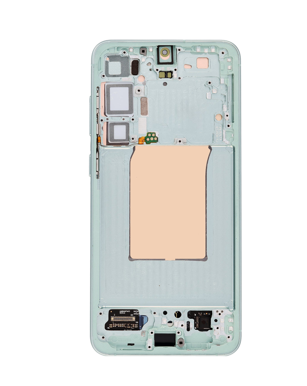 OLED Assembly with Frame for Galaxy S25 Plus (S936) (Mint) (Aftermarket Plus Soft)