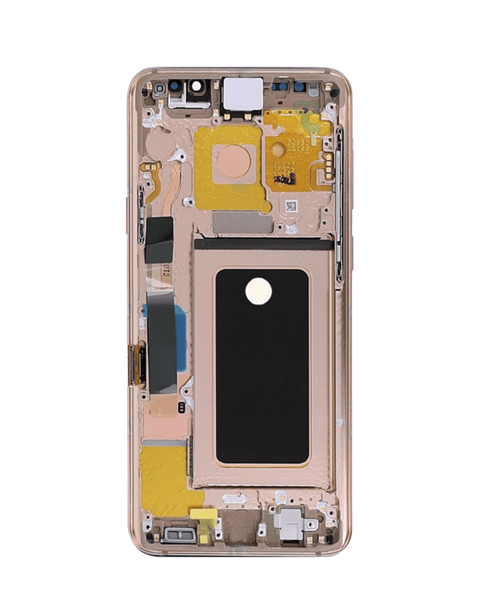 OLED Assembly with Frame for Galaxy S9 Plus (G965) (SUNRISE GOLD) (Aftermarket OLED)