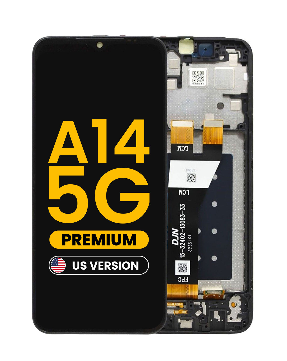LCD Assembly with Frame (BLACK) for Galaxy A14 5G (A146U / A146P / A146V 2023) (US Version) (Premium)