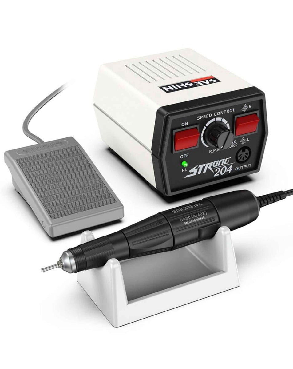 Saeshin 65W Electric Nail Drill Machine 35000rpm (Only Ground Shipping) (Not Returnable)