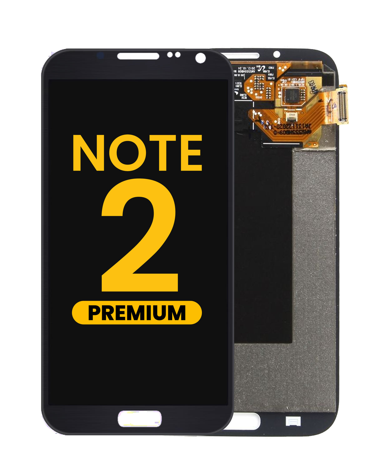 OLED Assembly without Frame for Galaxy Note 2 N7100 (BLACK) (Premium)