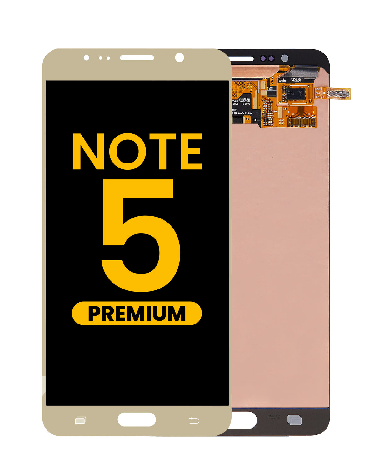 OLED Assembly without Frame for Galaxy Note 5 N920 (GOLD PLATINUM) (Premium)