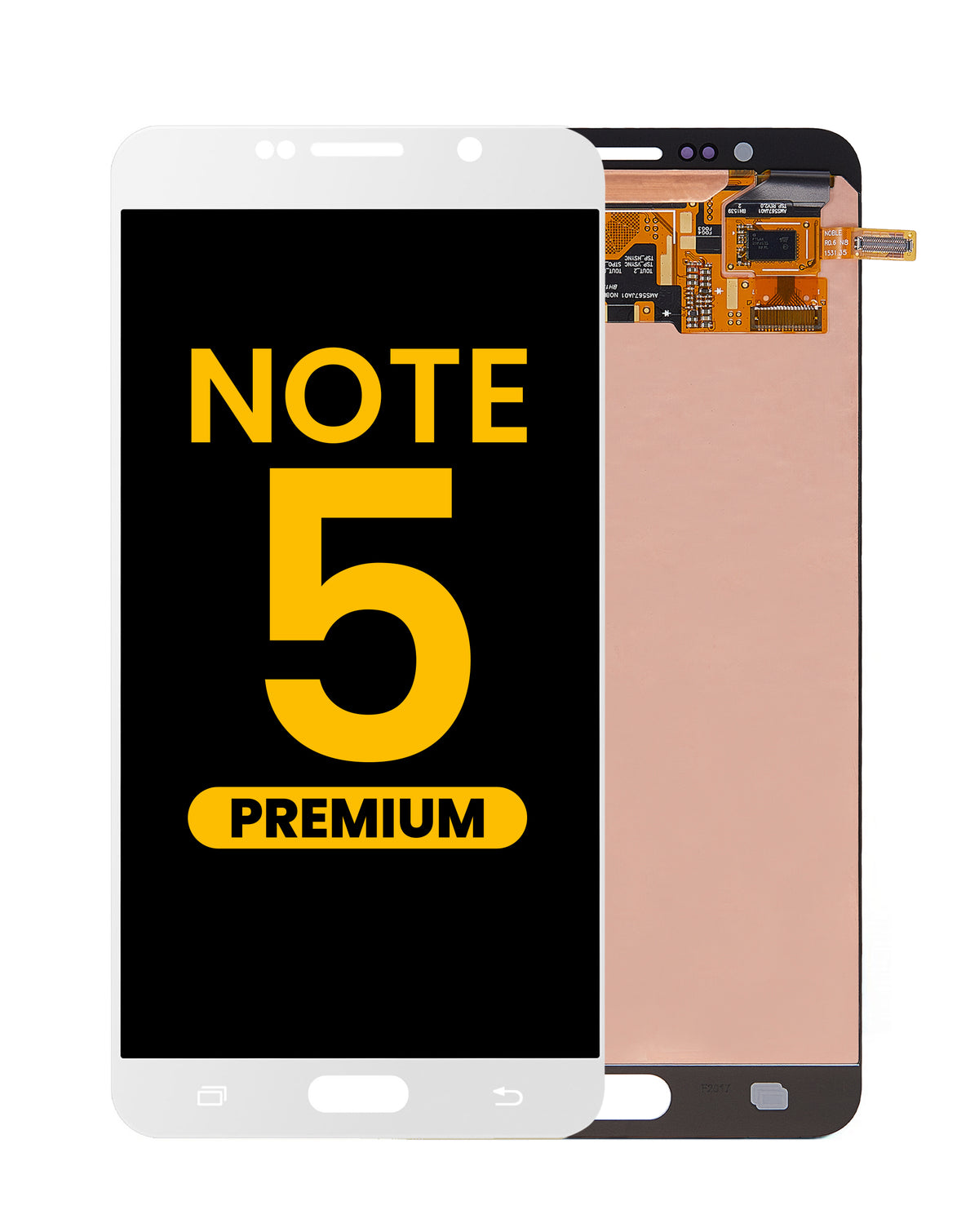 OLED Assembly without Frame for Galaxy Note 5 N920 (WHITE PEARL) (Premium)