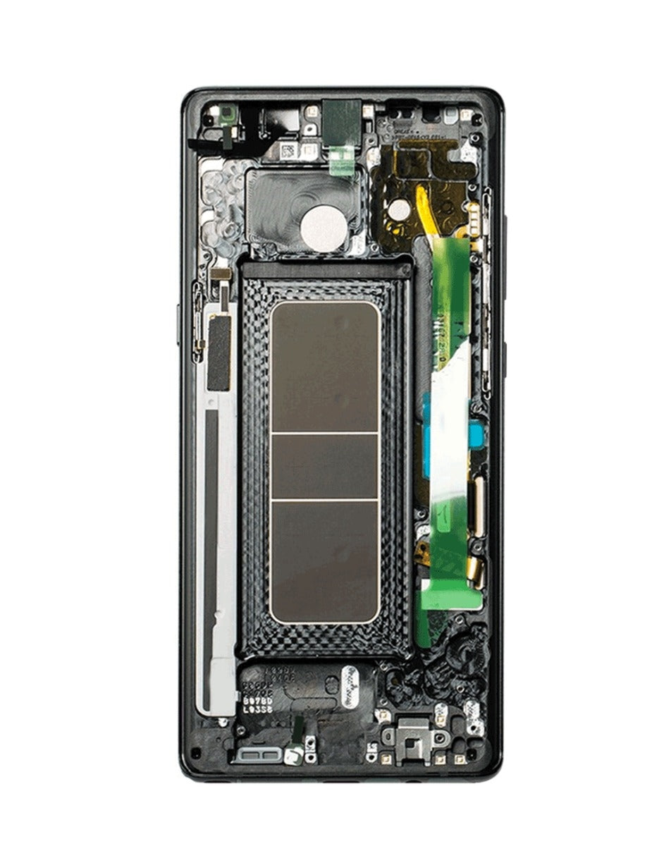 OLED Assembly with Frame for Galaxy Note 8 N950 (MIDNIGHT BLACK) (Service Pack)