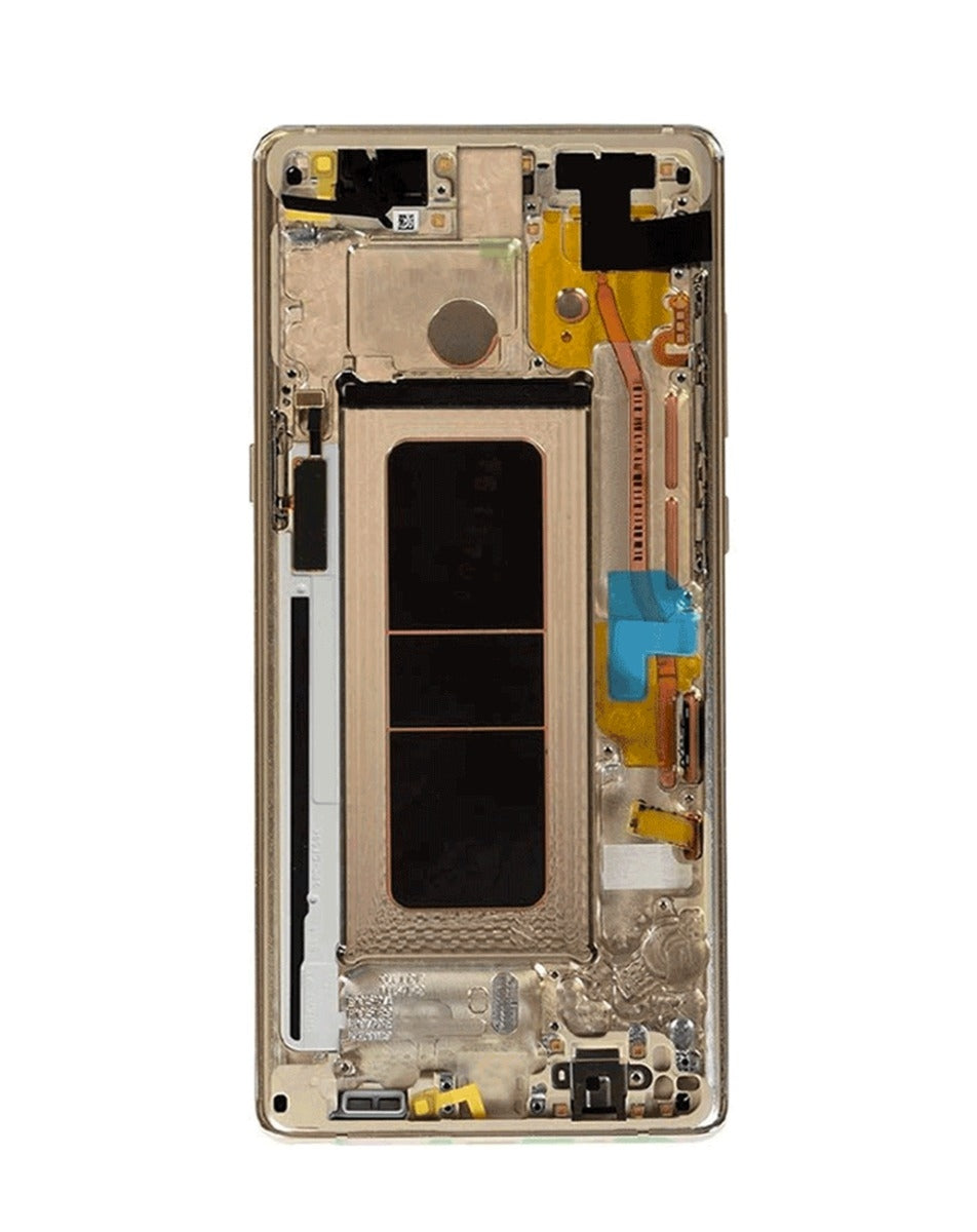 OLED Assembly with Frame for Galaxy Note 8 N950 (MAPLE GOLD) (Service Pack)
