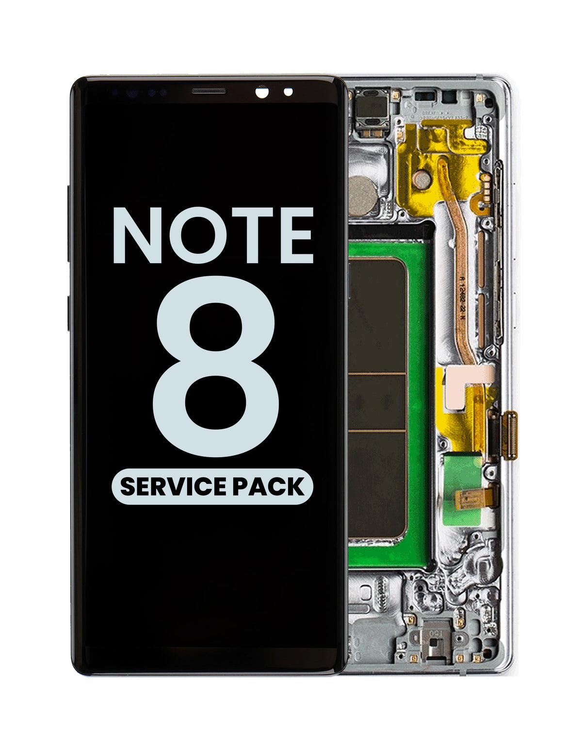 OLED Assembly with Frame for Galaxy Note 8 N950 (ORCHID GRAY) (Service Pack)
