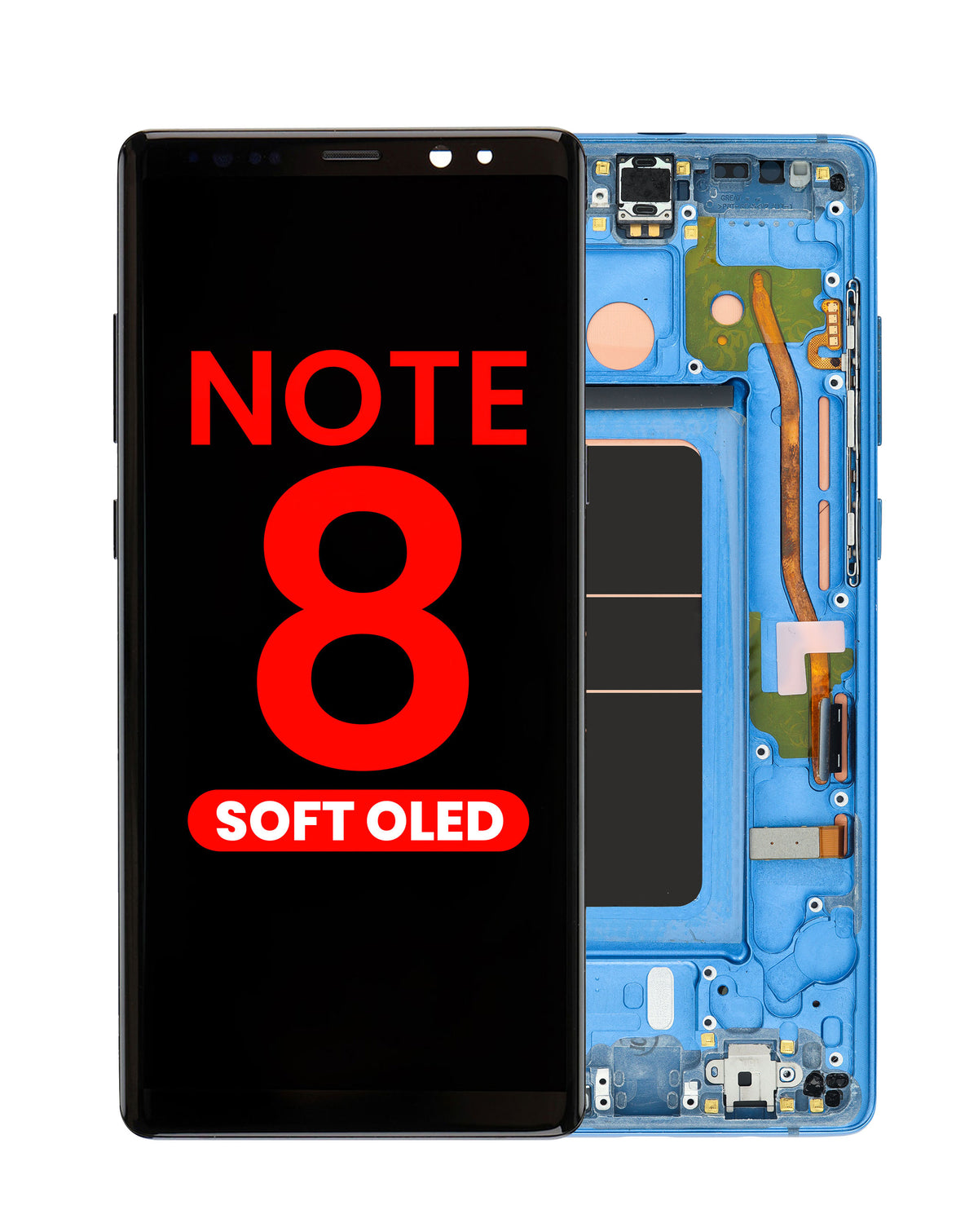 OLED Assembly with Frame for Galaxy Note 8 N950 (DEEP SEA BLUE) (Aftermarket)