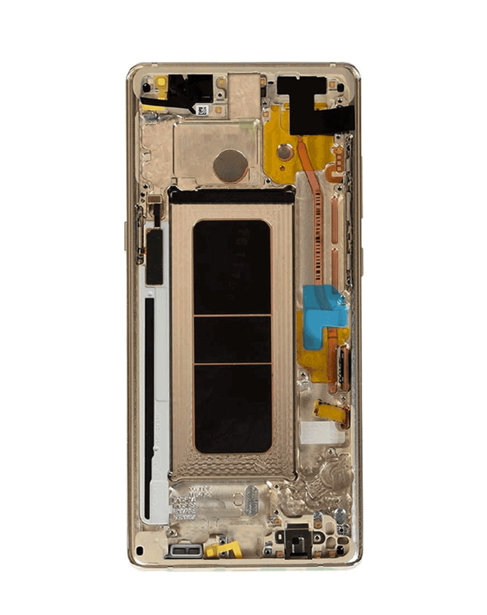 OLED Assembly with Frame for Galaxy Note 8 N950 (MAPLE GOLD) (Aftermarket OLED)
