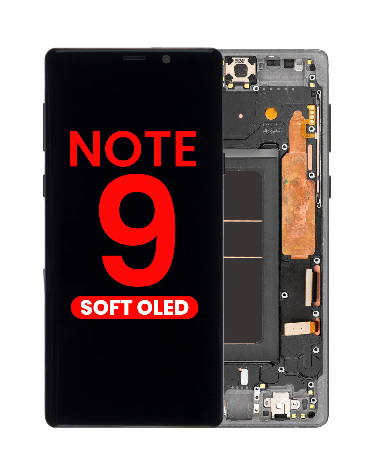 OLED Assembly with Frame for Galaxy Note 9 N960 (MIDNIGHT BLACK) (Aftermarket OLED)