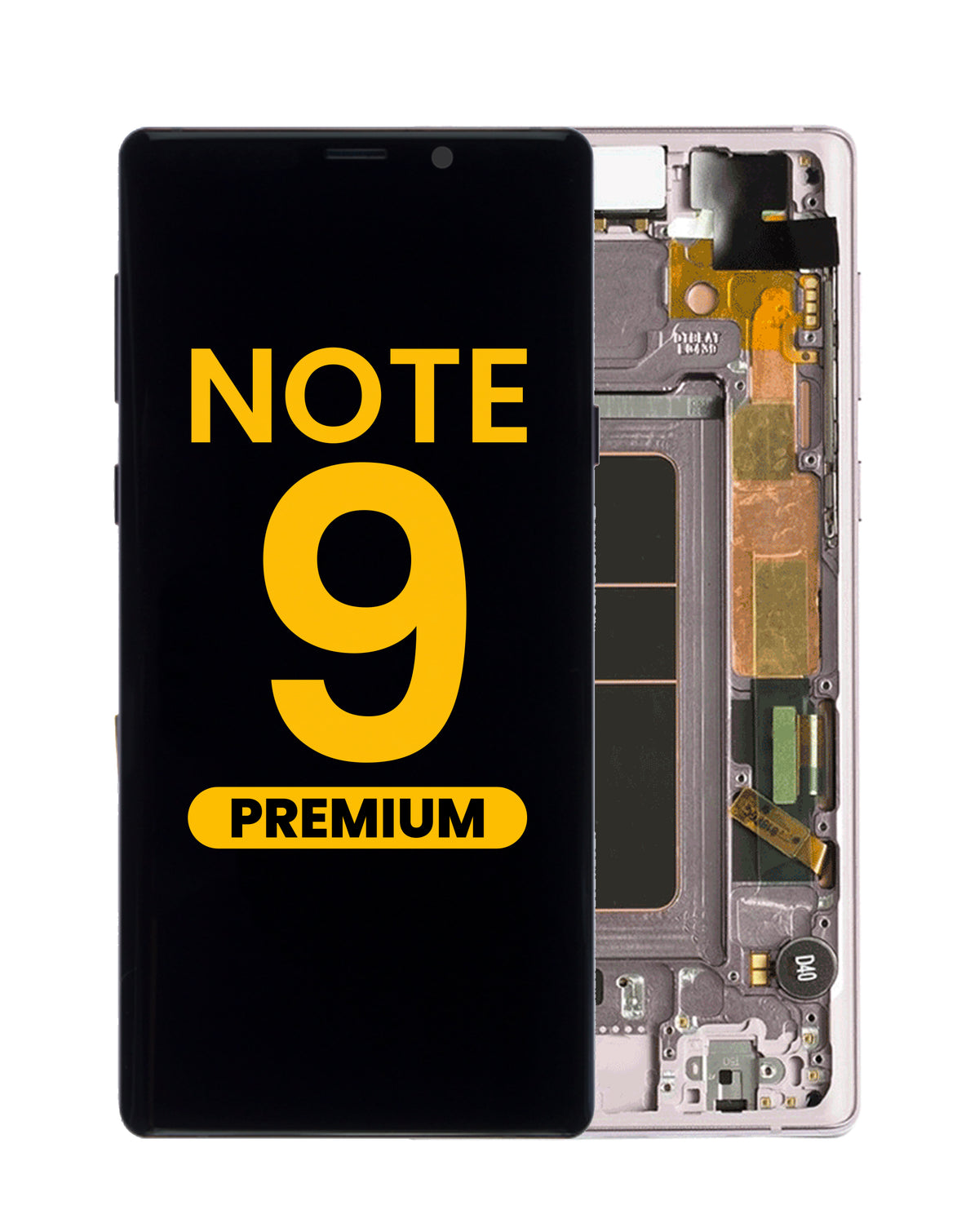 OLED Assembly with Frame for Galaxy Note 9 N960 (LAVENDER PURPLE) (Premium)