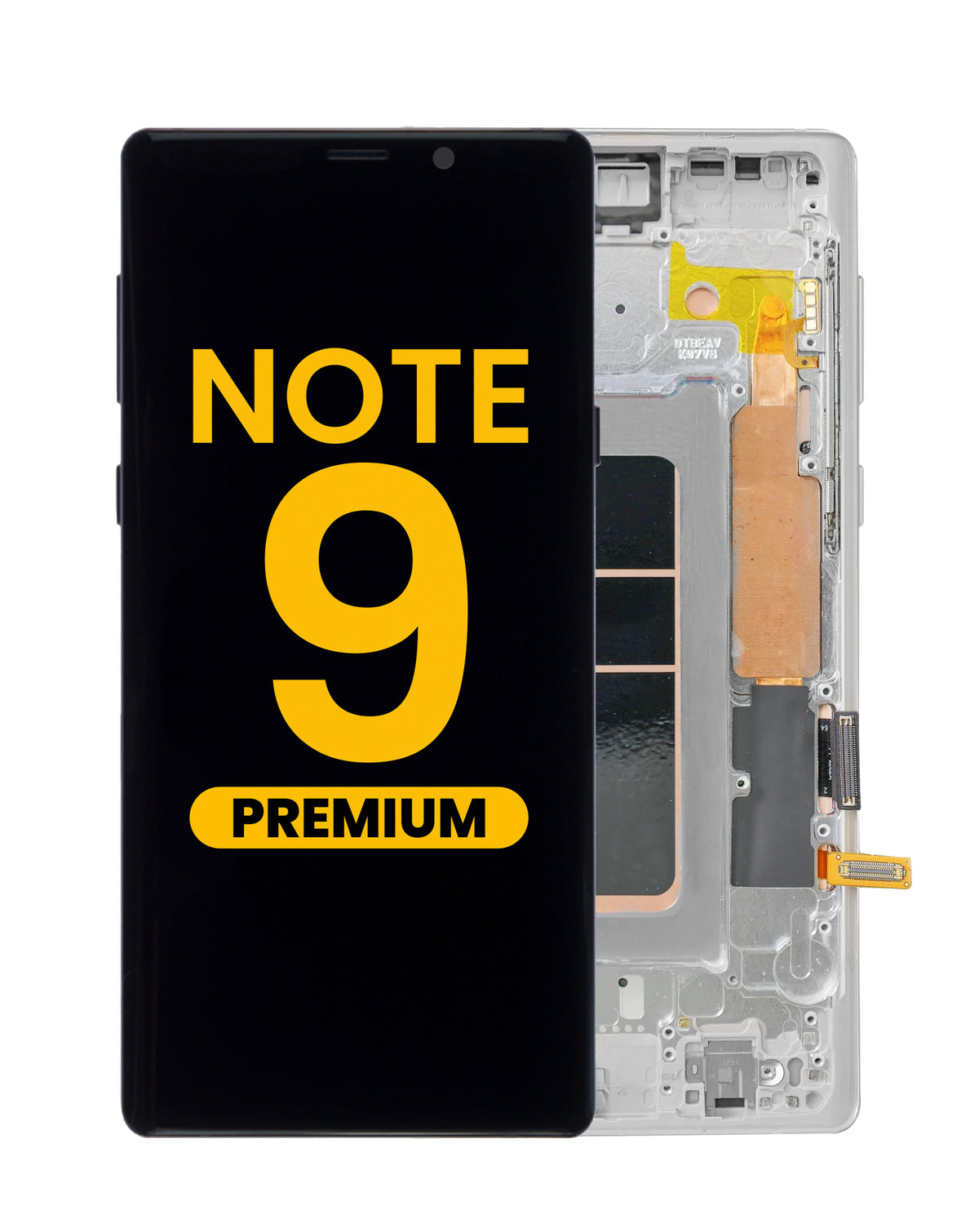 OLED Assembly with Frame for Galaxy Note 9 N960 (CLOUD SILVER) (Premium)