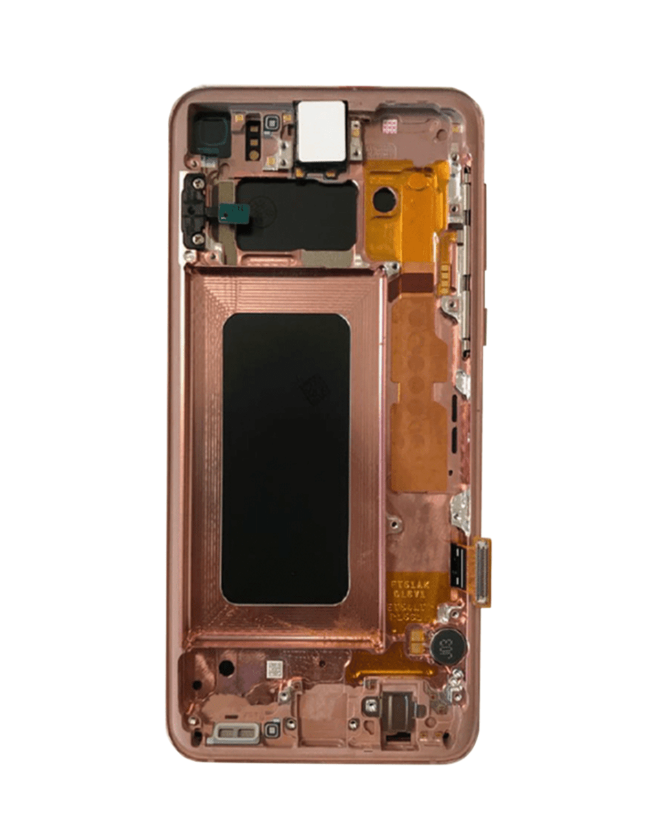 OLED Assembly with Frame for Galaxy S10E (G970) (FLAMINGO PINK) (Service Pack)
