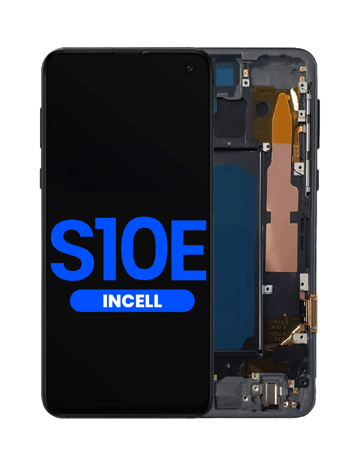 LCD Assembly with Frame for Galaxy S10E (G970) (PRISM BLACK) (Aftermarket INCELL)