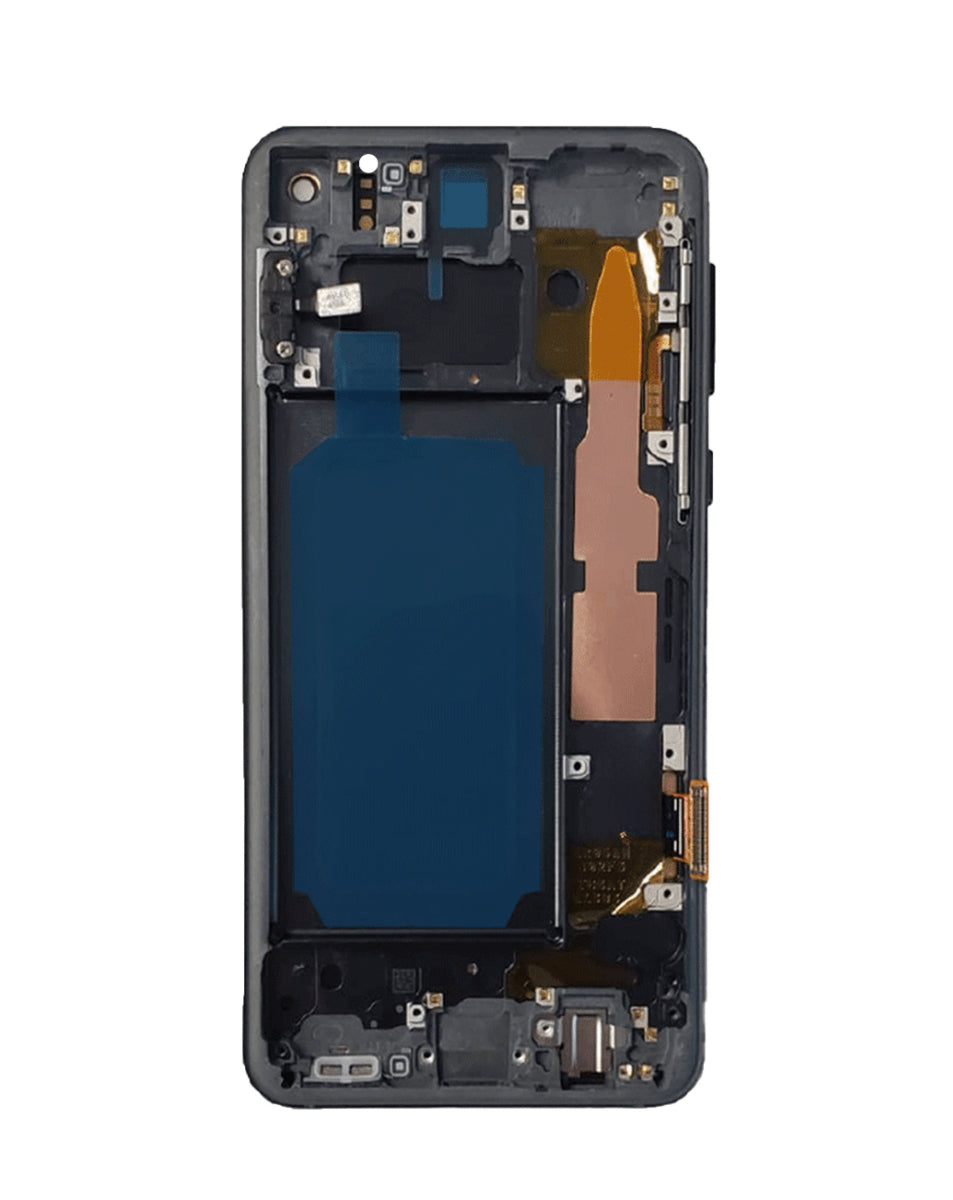 OLED Assembly with Frame for Galaxy S10E (G970) (PRISM BLACK) (Premium)