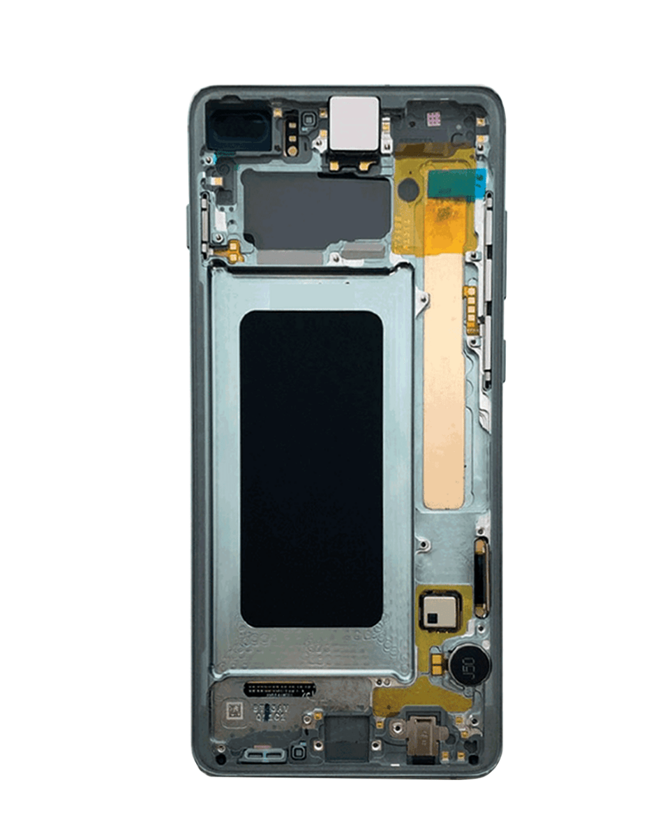 OLED Assembly with Frame for Galaxy S10 Plus (G975) (PRISM GREEN) (Service Pack)