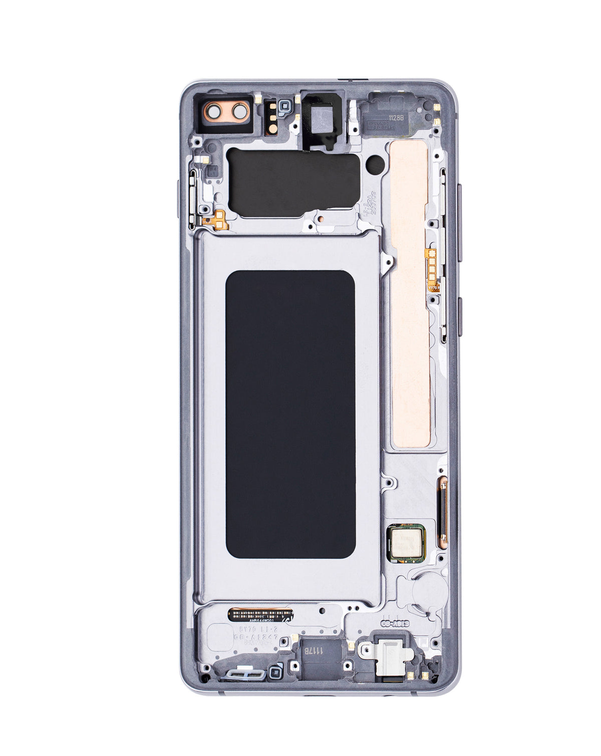 OLED Assembly with Frame for Galaxy S10 Plus (G975) (PRISM BLACK) (Aftermarket OLED)