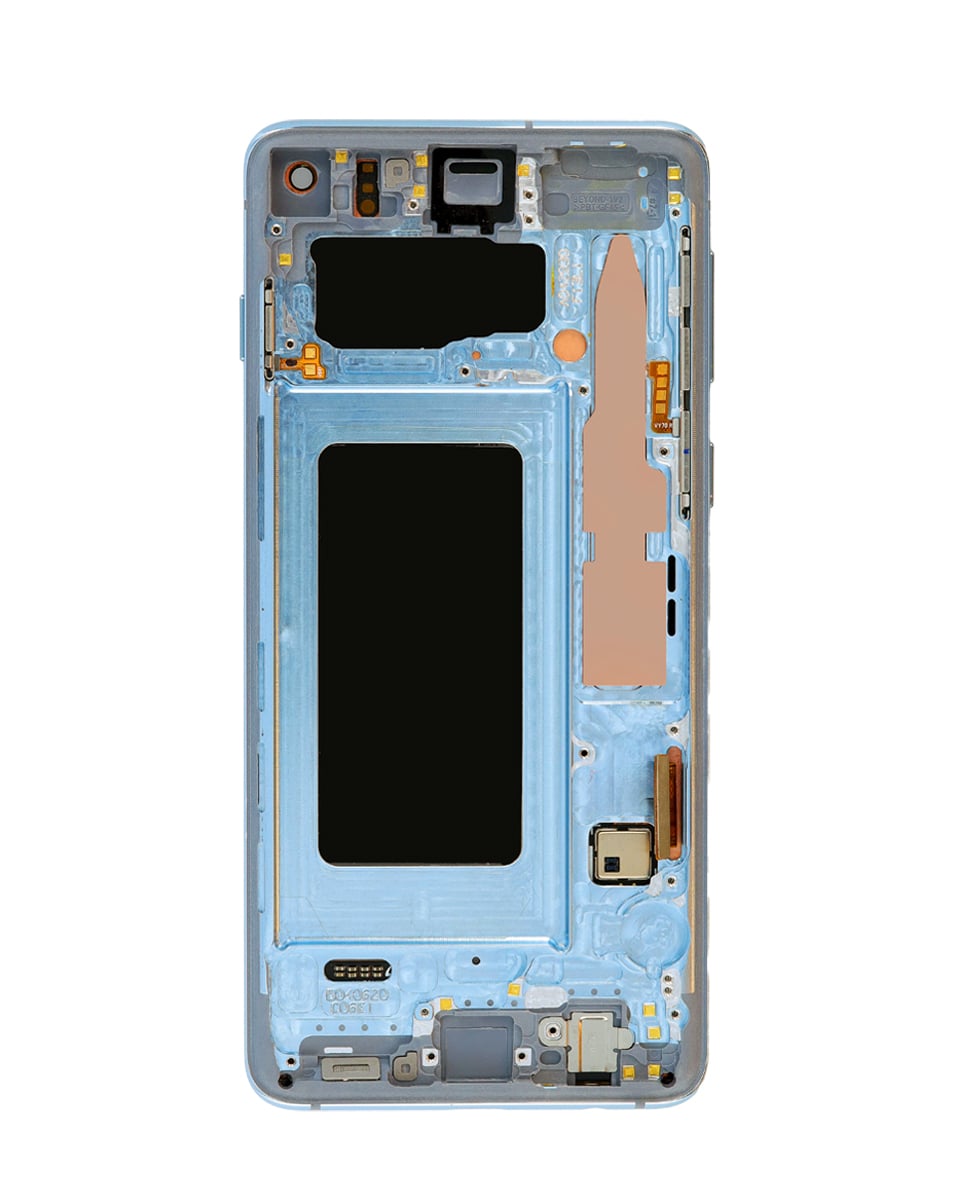 OLED Assembly with Frame for Galaxy S10 (G973) (PRISM BLUE) (Premium)