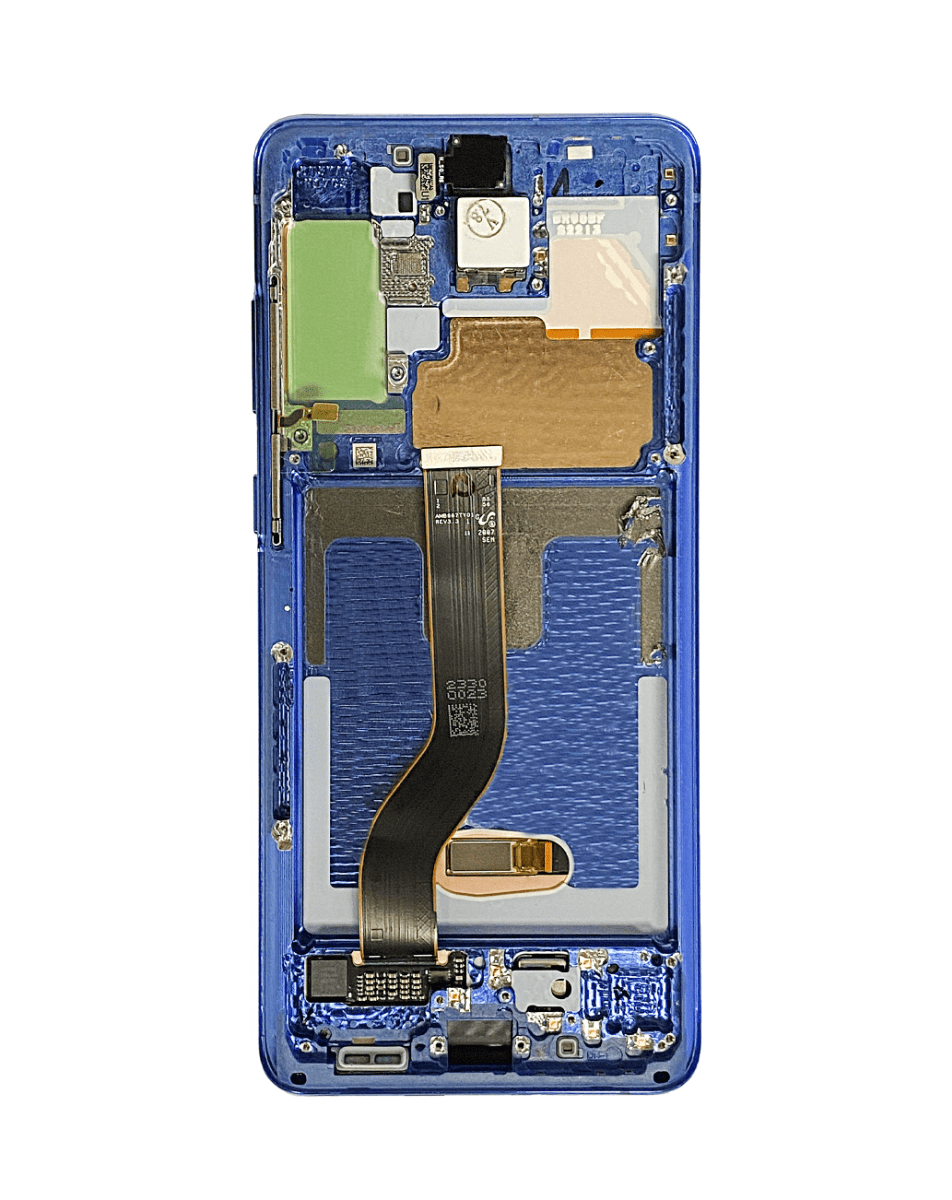 OLED Assembly with Frame for Galaxy S20 Plus (G985 / G986) (Aura Blue) (Service Pack)