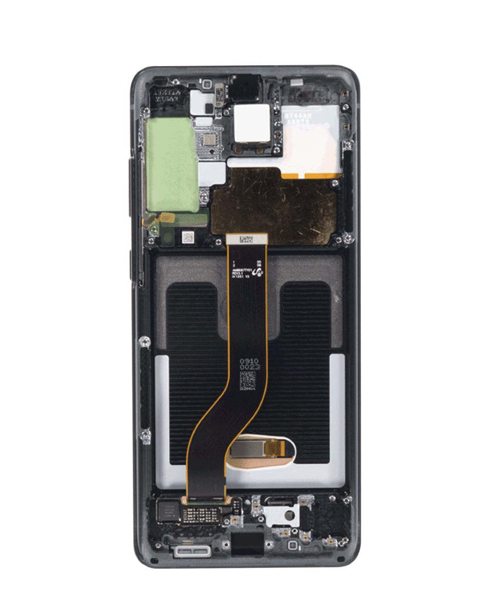 OLED Assembly with Frame for Galaxy S20 Plus (G985 / G986) (Cosmic Black) (Service Pack)