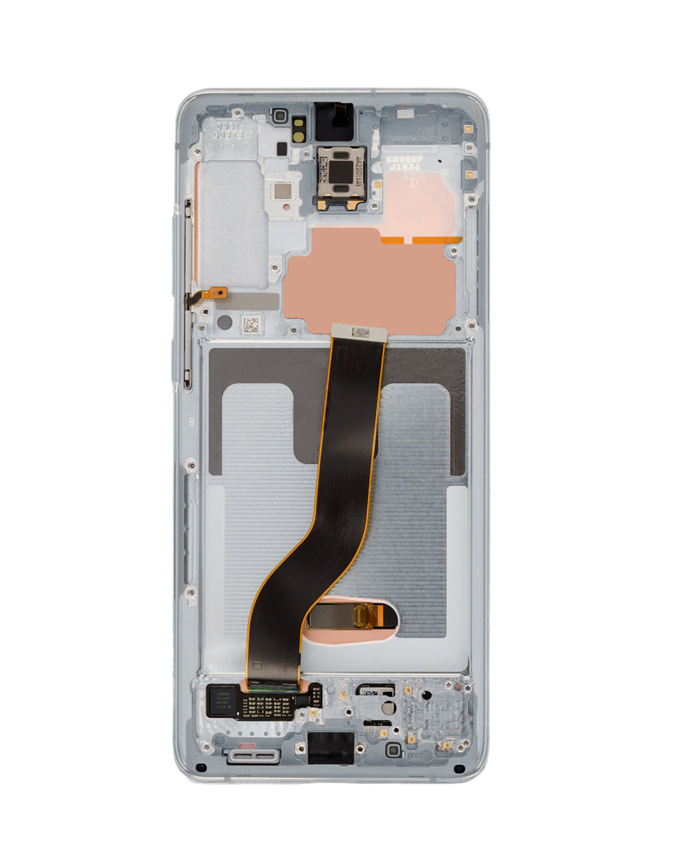 OLED Assembly with Frame for Galaxy S20 Plus (G985 / G986) (Cloud White) (Service Pack)