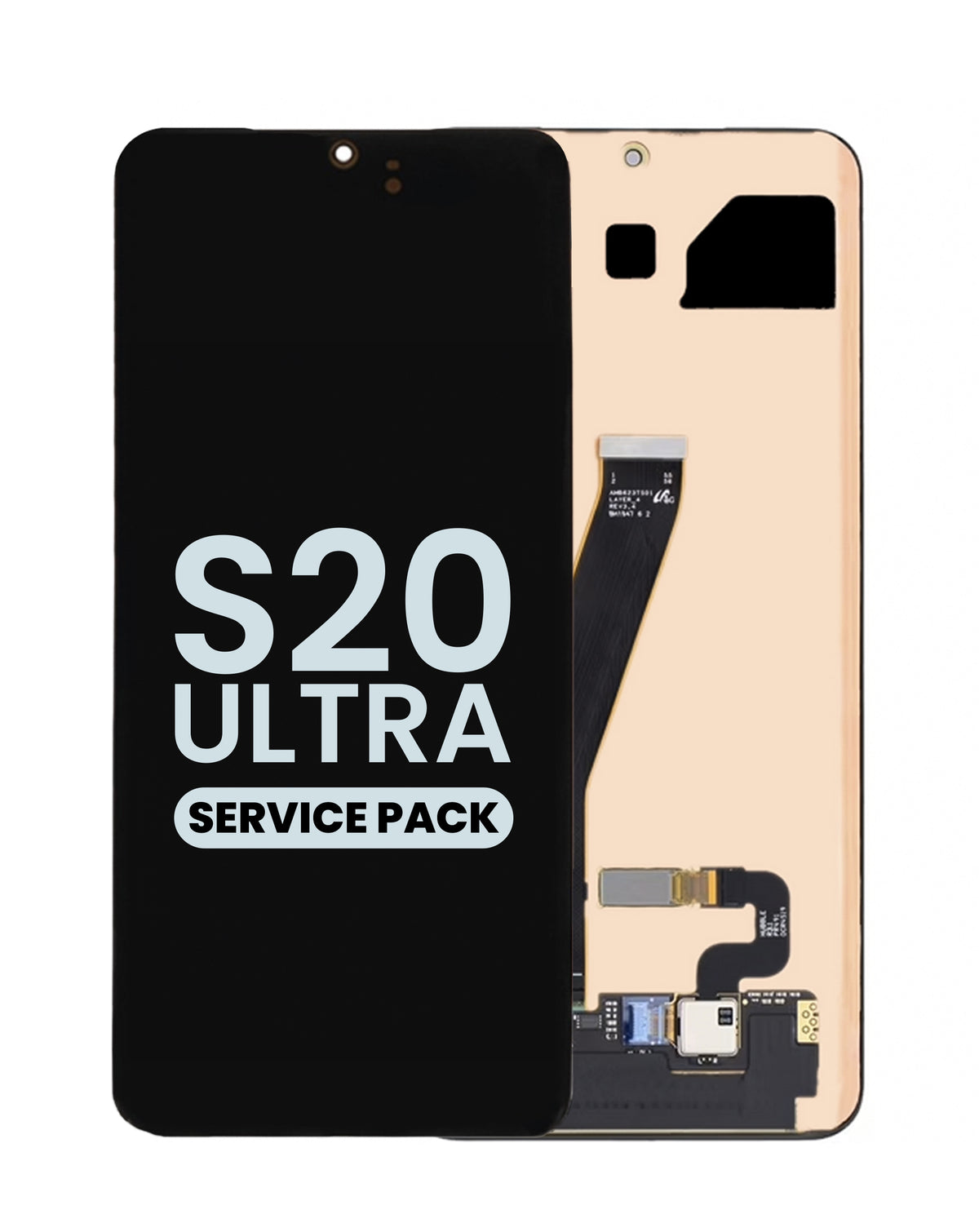 OLED Assembly without Frame for Galaxy S20 Ultra (G988) (All Colors) (Service Pack)