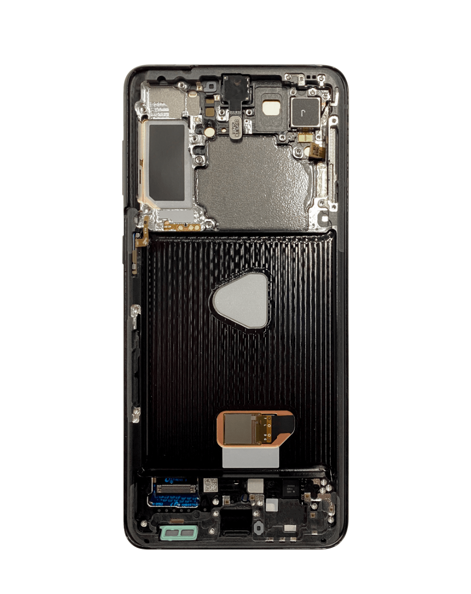 OLED Assembly with Frame for Galaxy S21 Plus (G996) (Phantom Black) (Service Pack)