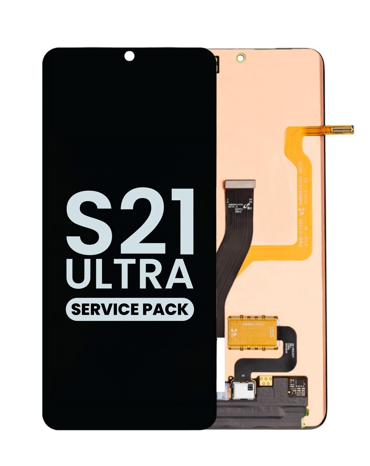 OLED Assembly without Frame for Galaxy S21 Ultra (G998) (All Colors) (Service Pack)