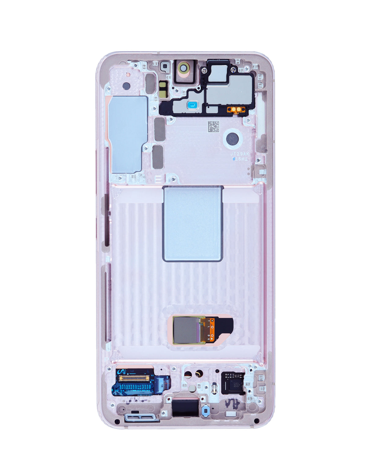 OLED Assembly with Frame for Galaxy S22 (S901) (Pink Gold) (Service Pack)