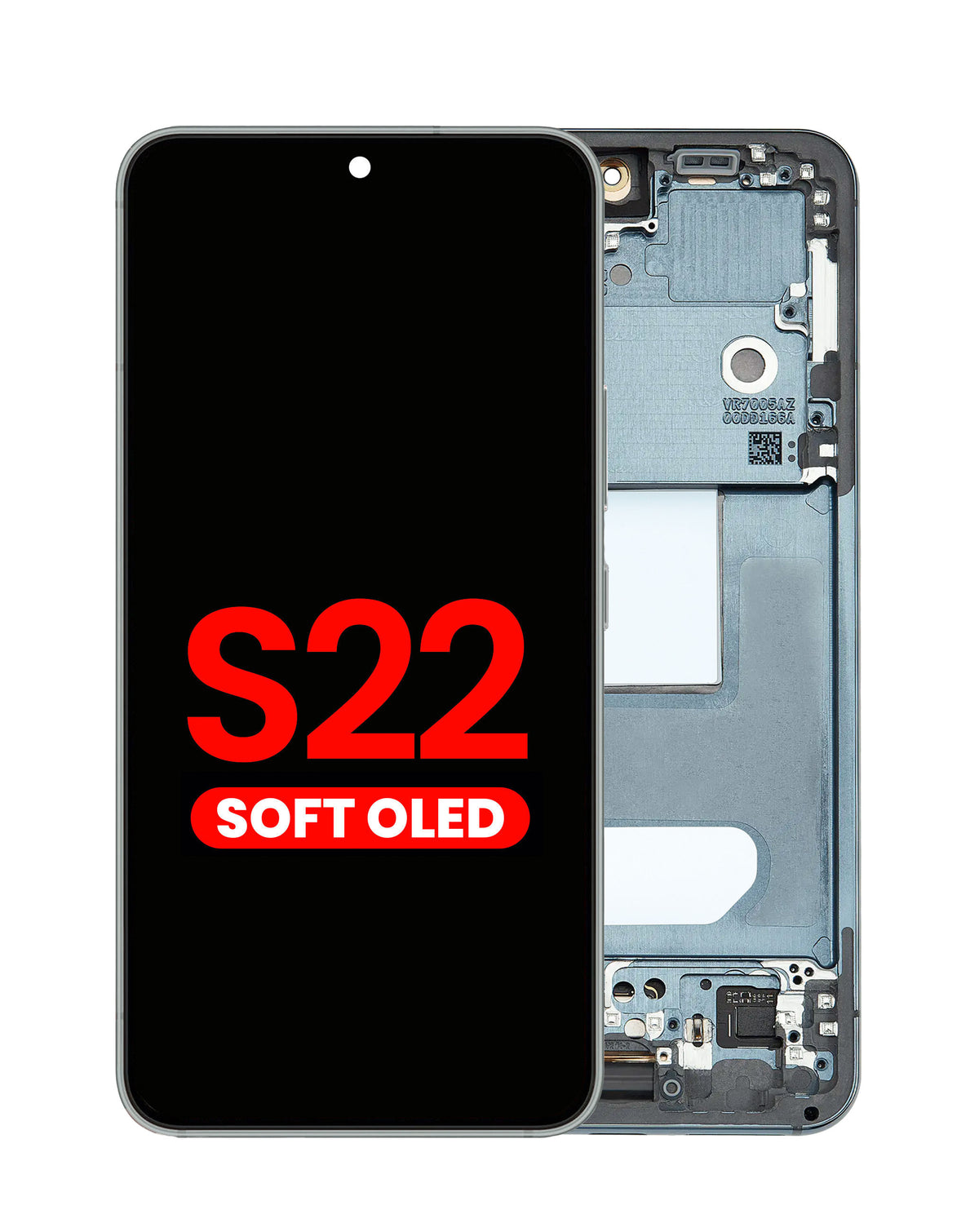 OLED Assembly with Frame for Galaxy S22 (S901) (Green) (Aftermarket Plus Soft)