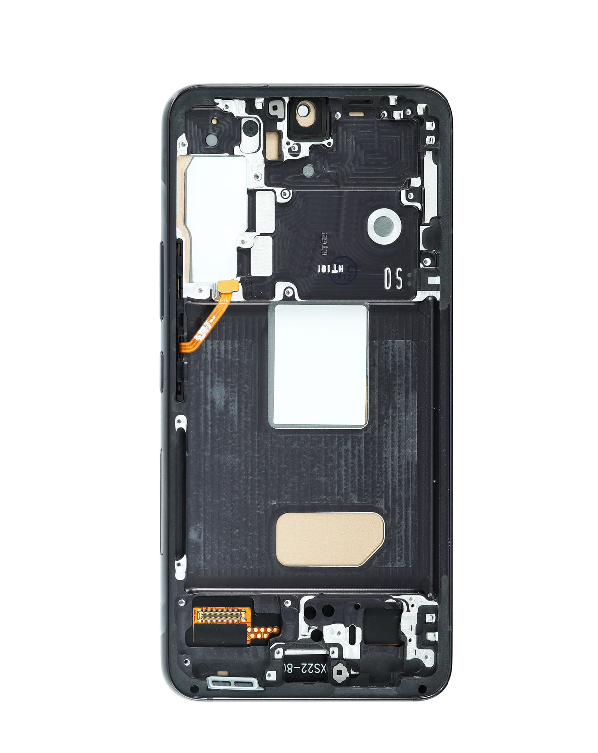 LCD Assembly with Frame for Galaxy S22 (S901) (Phantom Black) (Without Fingerprint) (Aftermarket Incell)