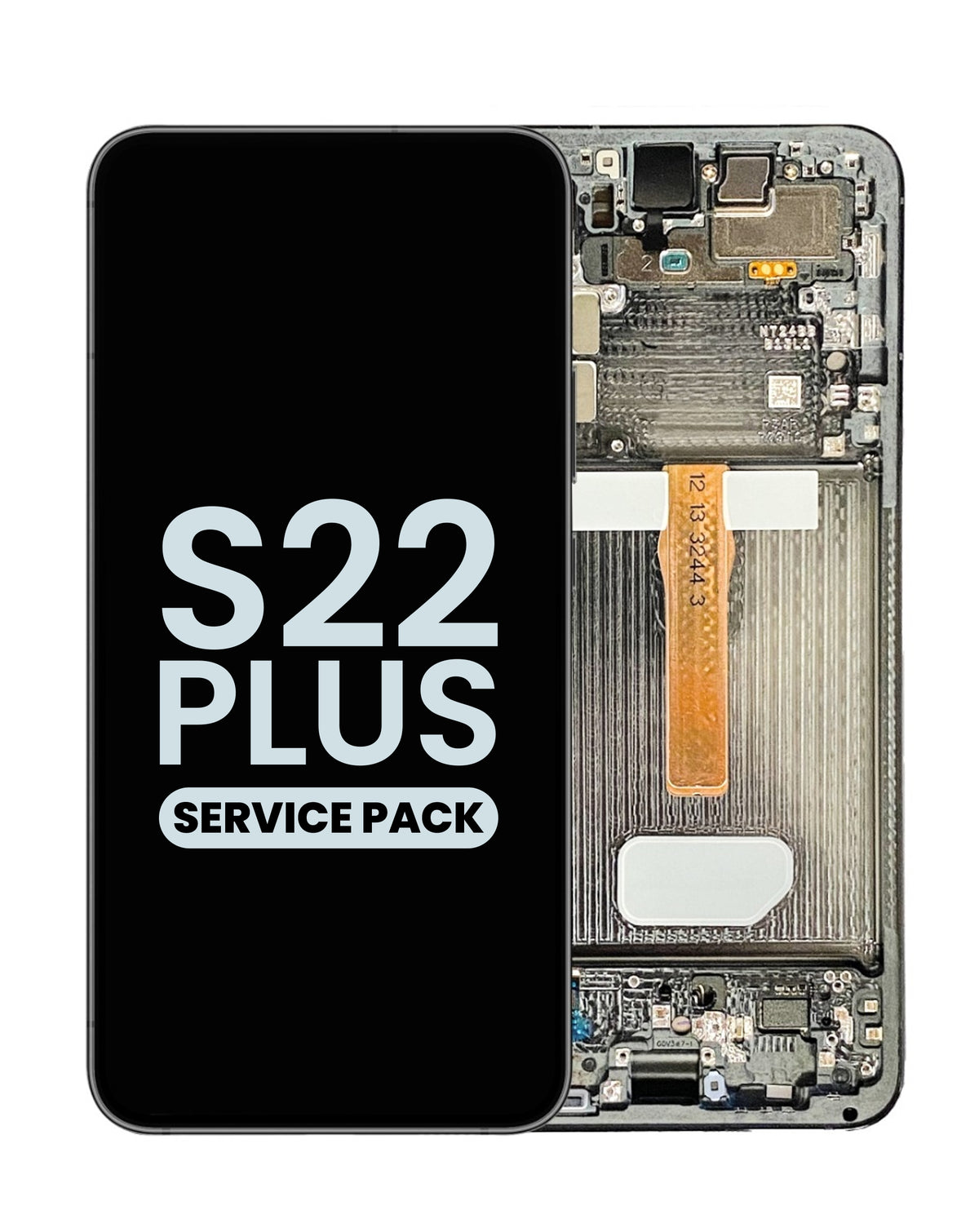 OLED Assembly with Frame for Galaxy S22 Plus (S906) (Graphite) (Service Pack)