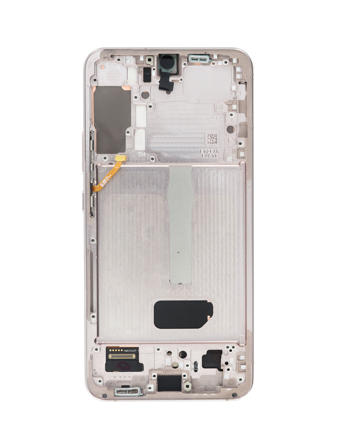 OLED Assembly with Frame for Galaxy S22 Plus (S906) (Pink Gold) (Aftermarket Plus Soft)
