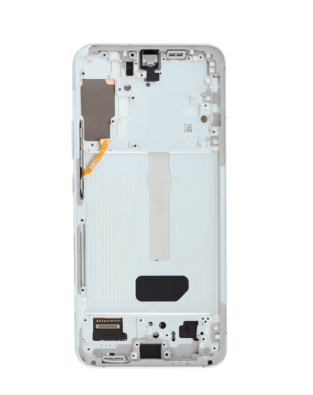 OLED Assembly with Frame for Galaxy S22 Plus (S906) (Phantom White) (Aftermarket Plus Soft)