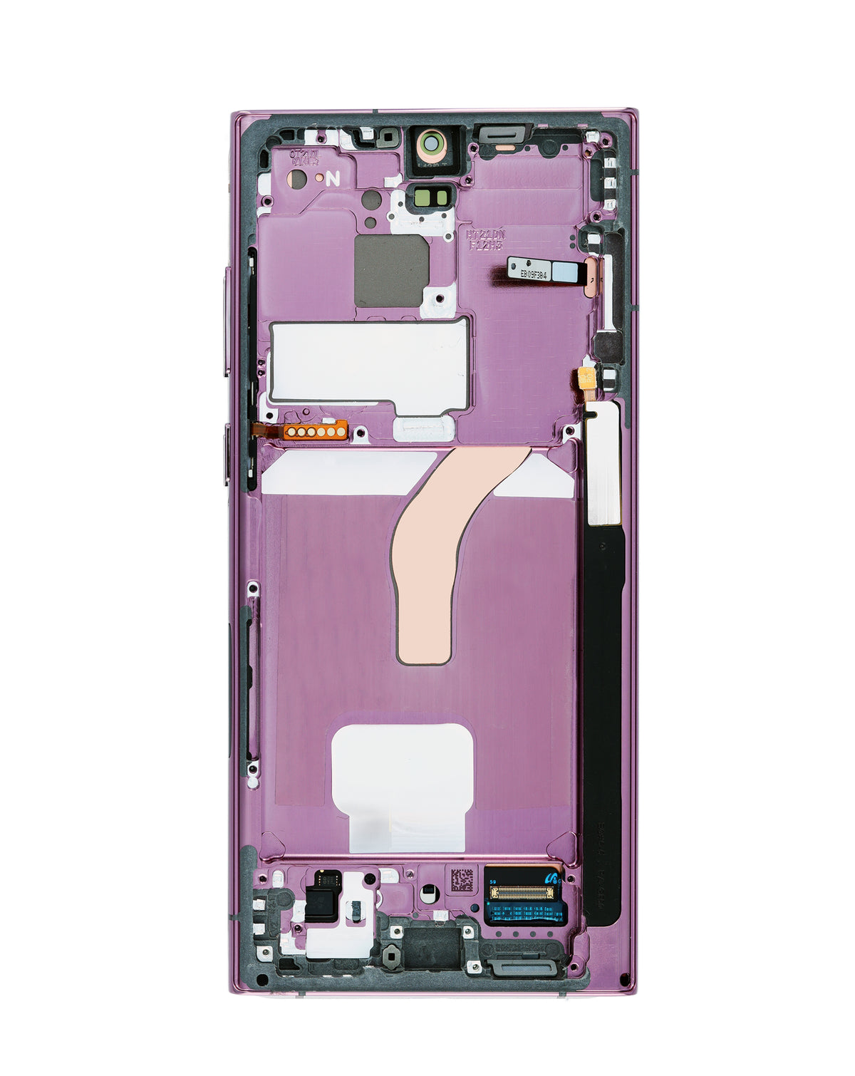 OLED Assembly with Frame for Galaxy S22 Ultra (S908) (Burgundy) (Premium)