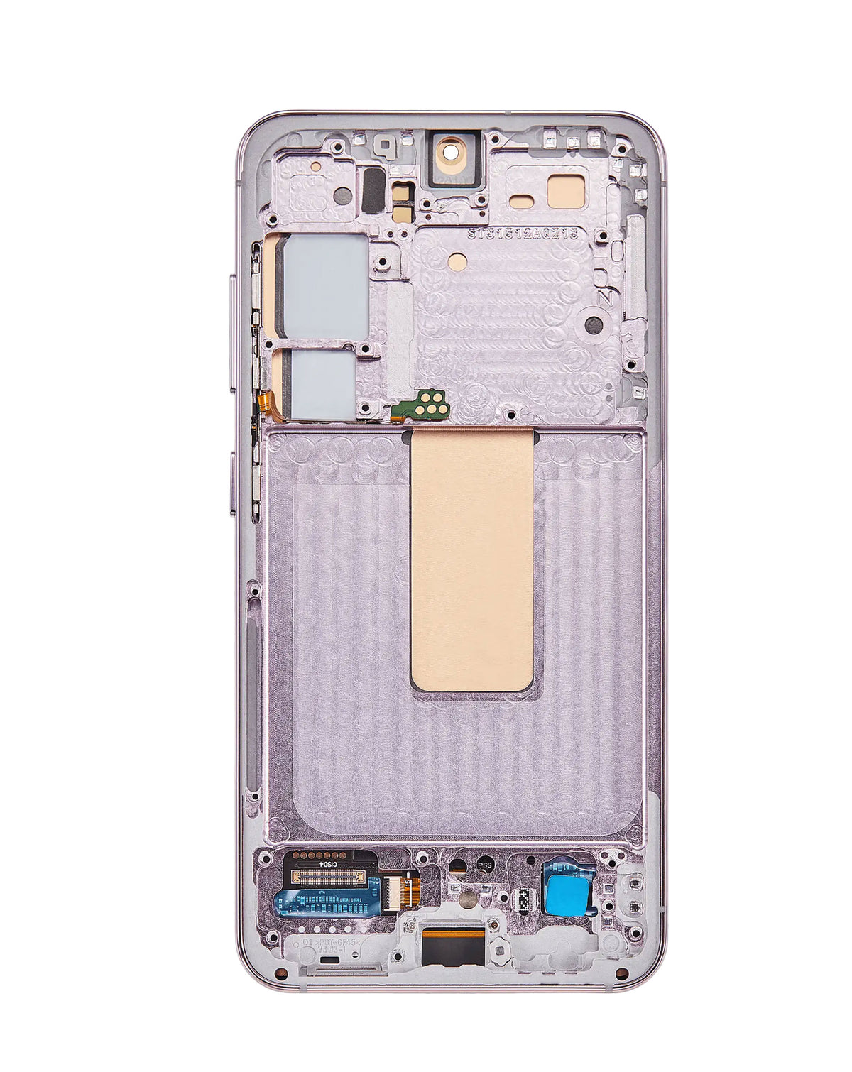 OLED Assembly with Frame for Galaxy S23 (S911) (Pink) (Aftermarket Plus Soft)