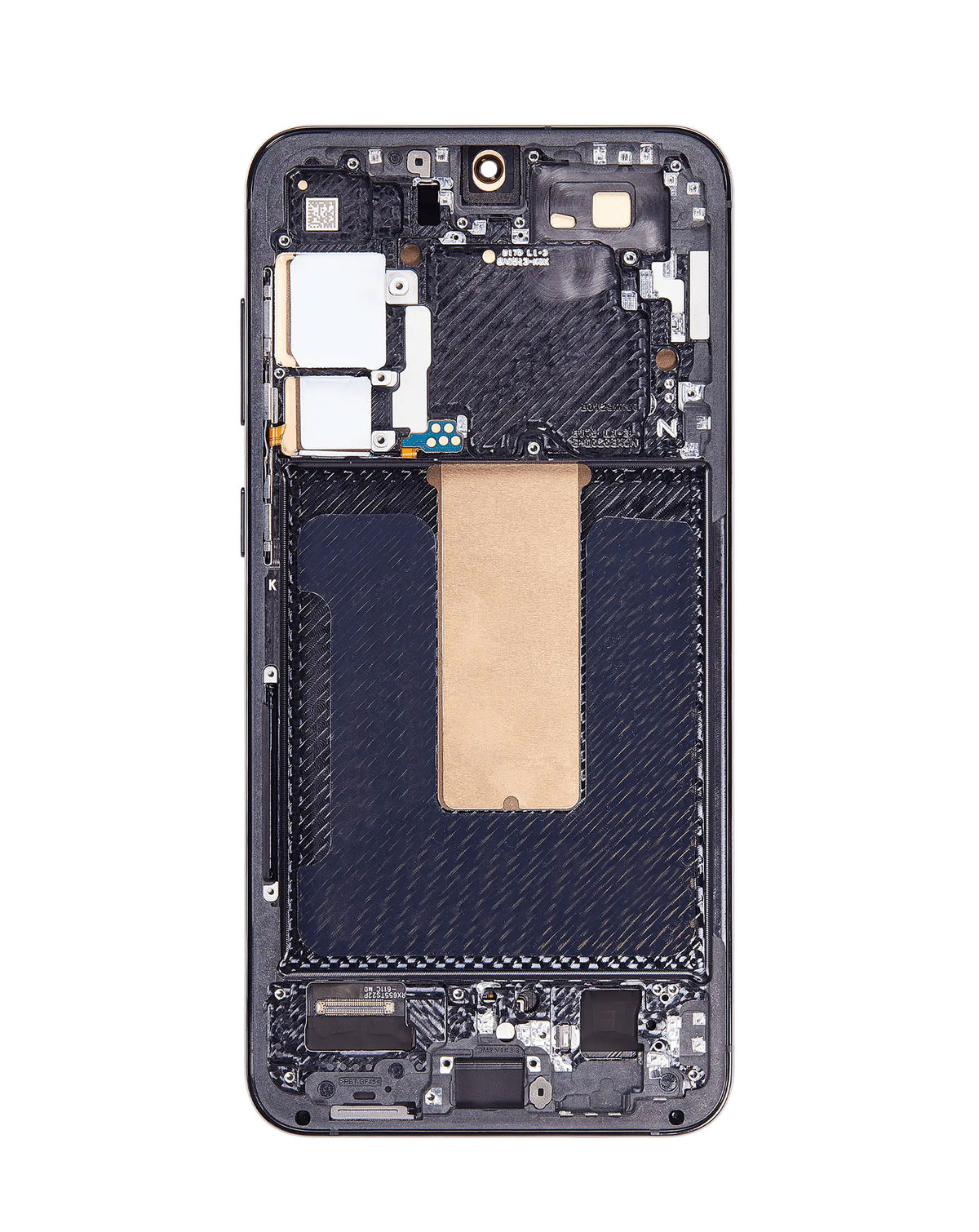 OLED Assembly with Frame for Galaxy S23 Plus (S916) (Phantom Black) (Aftermarket Pro Soft / 120Hz)
