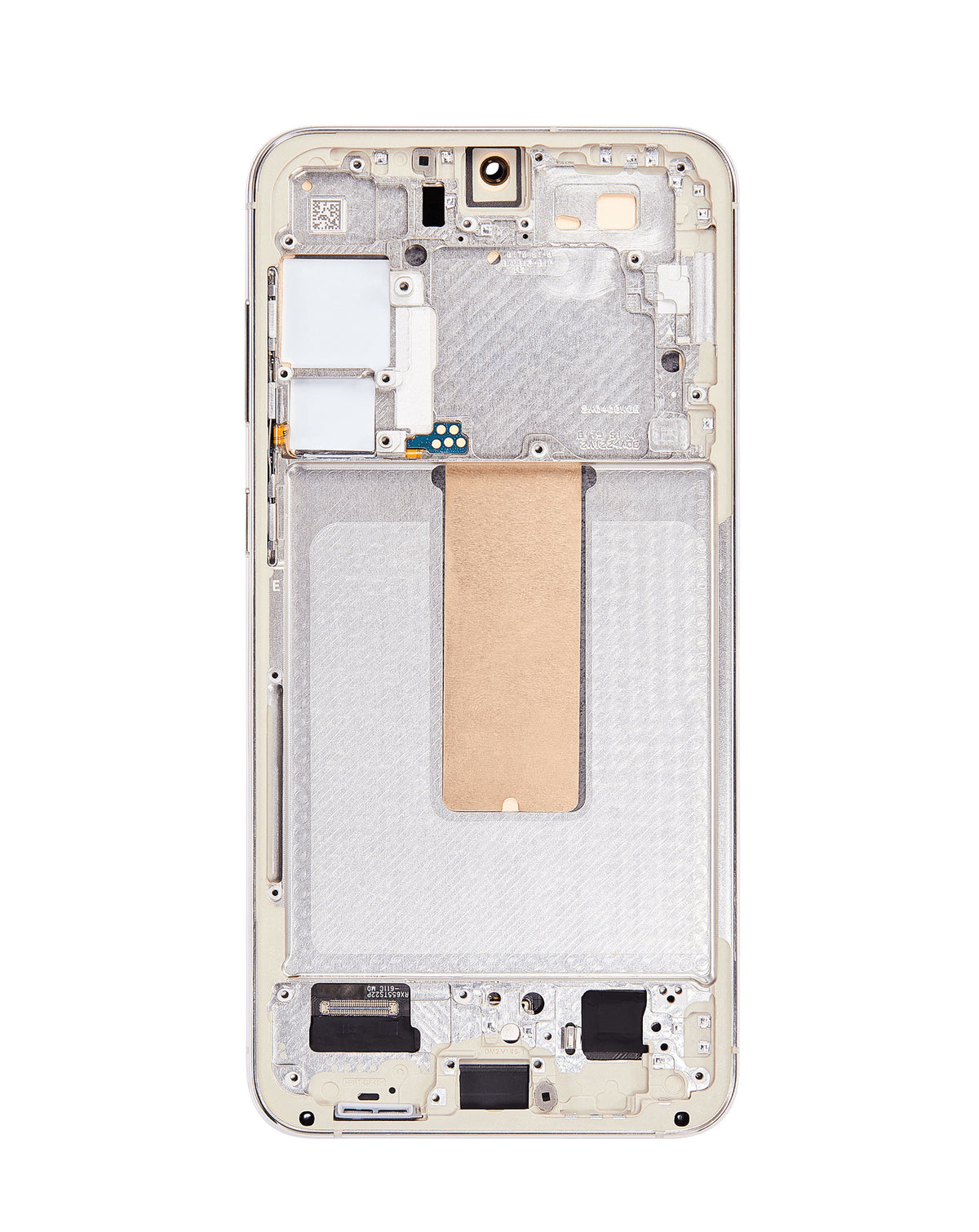 OLED Assembly with Frame for Galaxy S23 Plus (S916) (Cream) (Aftermarket Pro Soft / 120Hz)