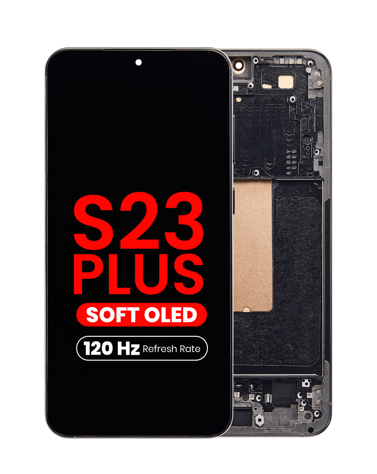 OLED Assembly with Frame for Galaxy S23 Plus (S916) (Green) (Aftermarket Pro Soft / 120Hz)