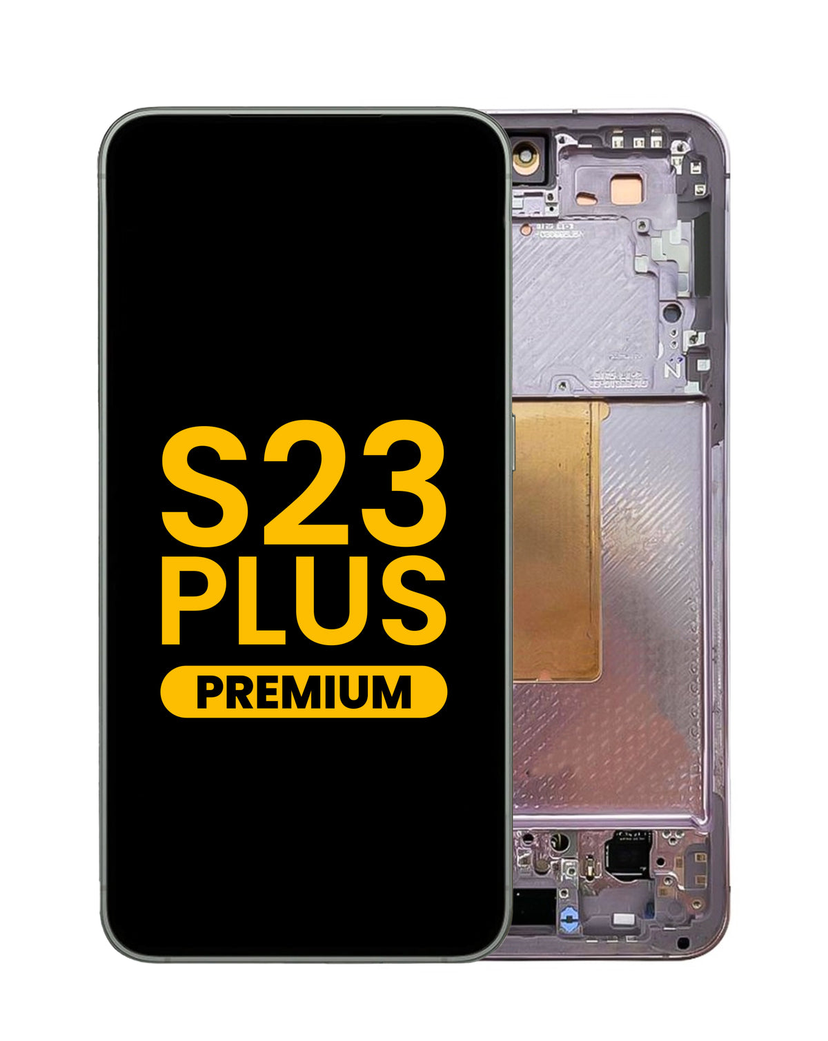 OLED Assembly with Frame for Galaxy S23 Plus (S916) (Lavender) (Premium)