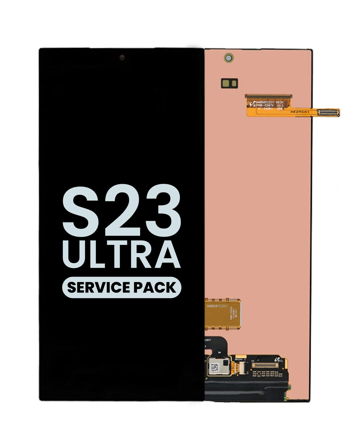OLED Assembly without Frame for Galaxy S23 Ultra (S918) (All Colors) (Service Pack)