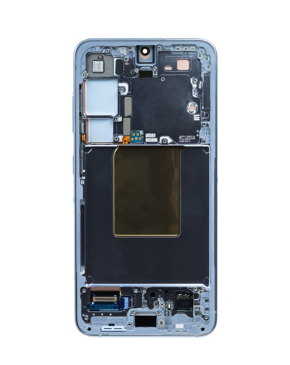 OLED Assembly with Frame for Galaxy S24 (S921) (Sapphire Blue) (Service Pack)