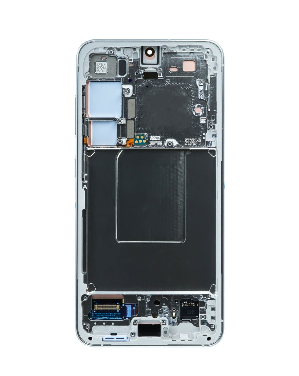 OLED Assembly with Frame for Galaxy S24 (S921) (Marble Gray) (Service Pack)