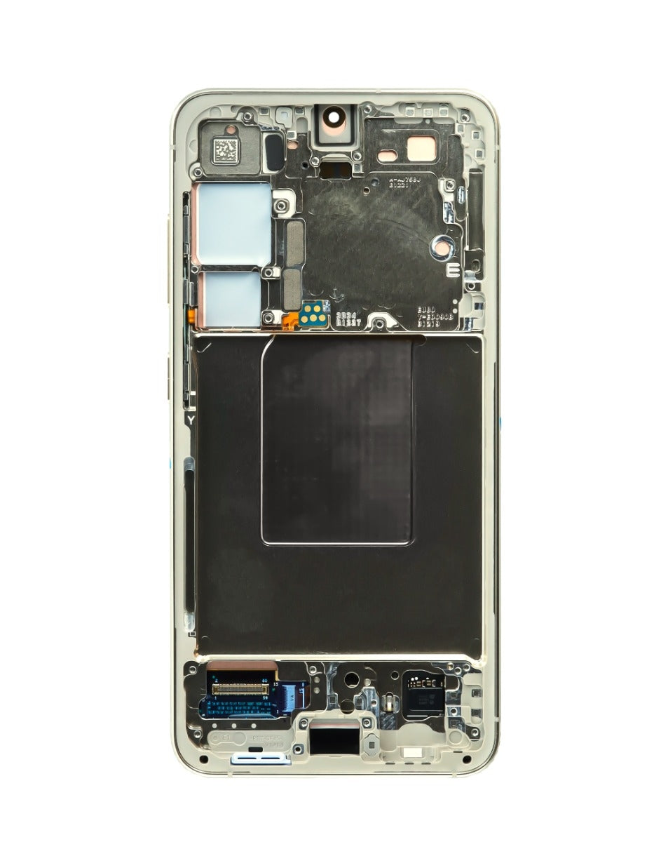 OLED Assembly with Frame for Galaxy S24 (S921) (Amber Yellow) (Service Pack)