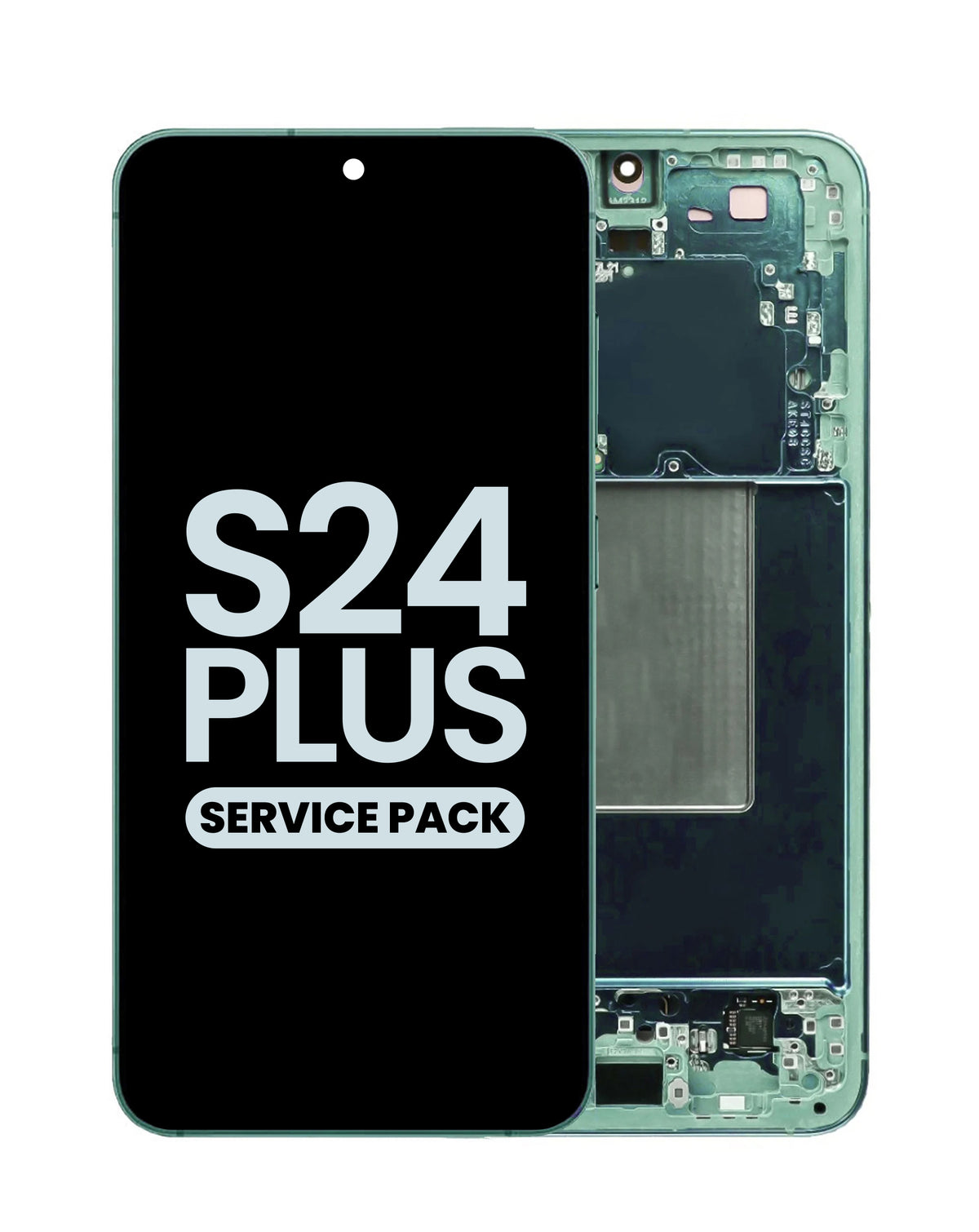 OLED Assembly with Frame for Galaxy S24 Plus (S926) (Jade Green) (Service Pack)