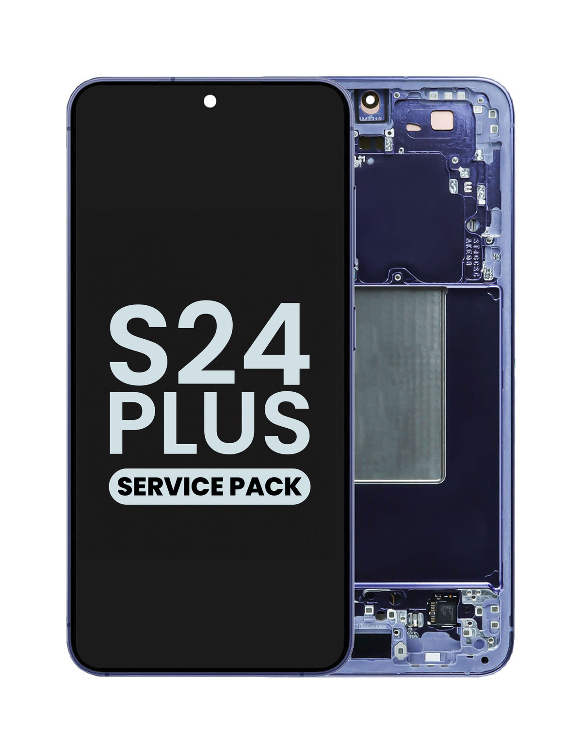 OLED Assembly with Frame for Galaxy S24 Plus (S926) (Cobalt Violet) (Service Pack)
