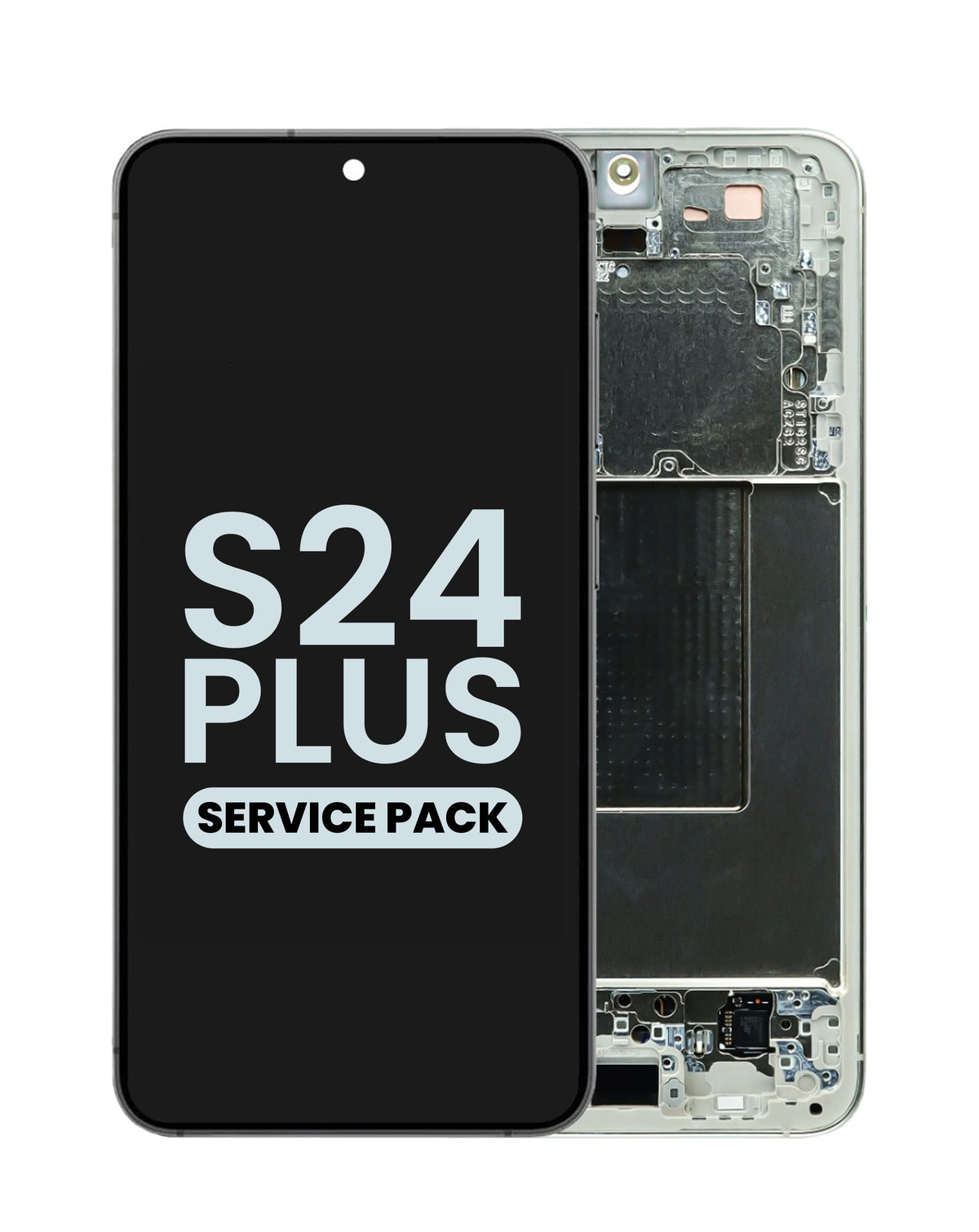 OLED Assembly with Frame for Galaxy S24 Plus (S926) (Amber Yellow) (Service Pack)