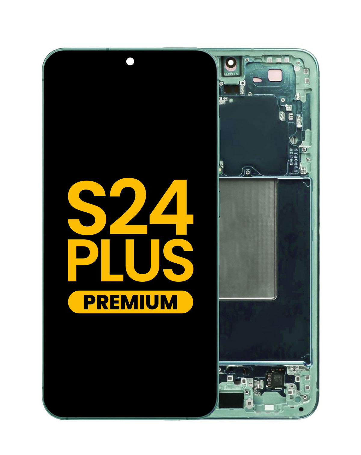 OLED Assembly with Frame for Galaxy S24 Plus (S926) (Jade Green) (Premium)