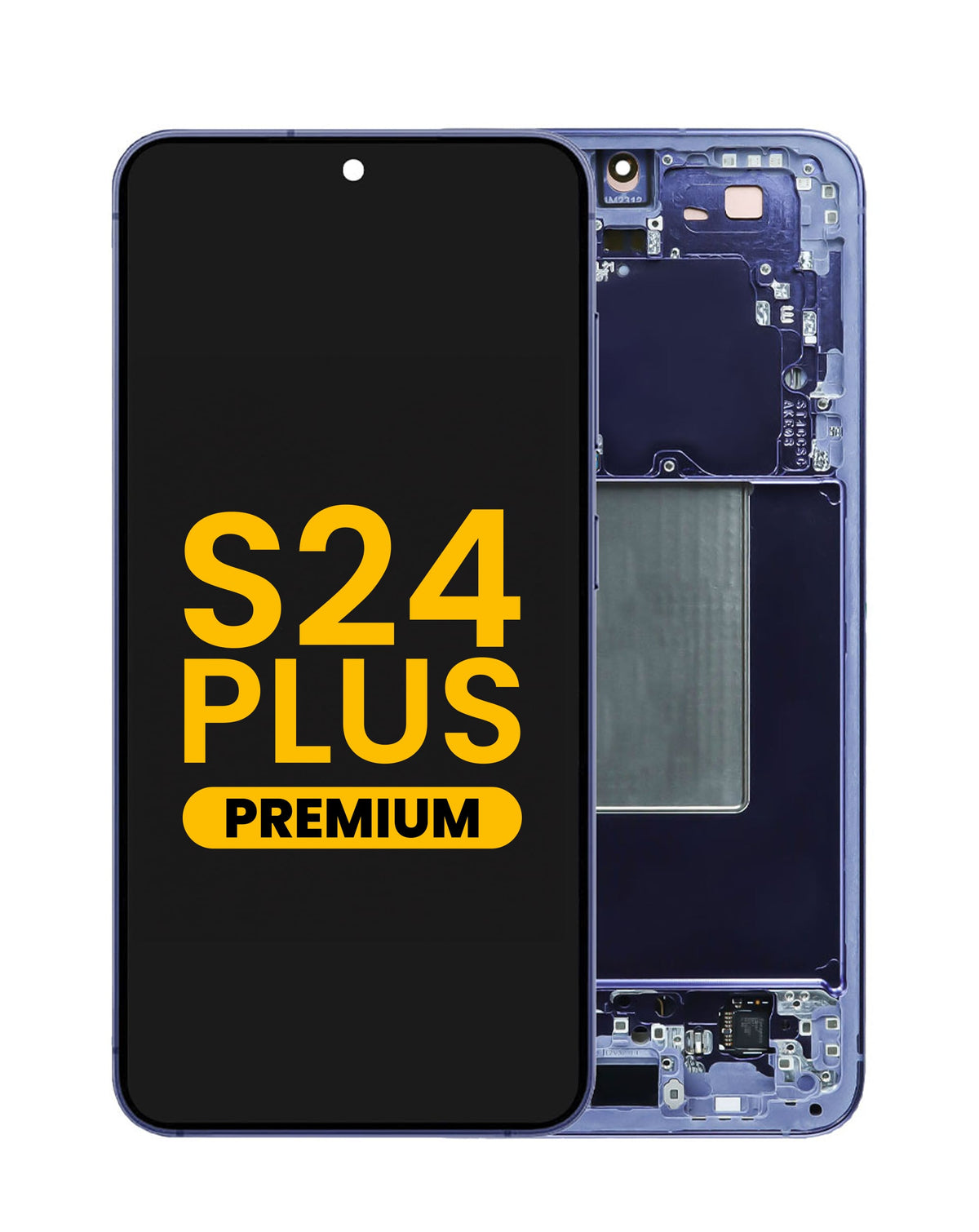 OLED Assembly with Frame for Galaxy S24 Plus (S926) (Cobalt Violet) (Premium)